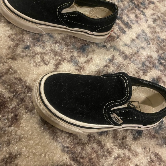 Kids Black Van Slide Sneakers size 11c - Picture 5 of 8